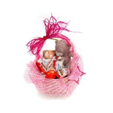 Basket with sweets