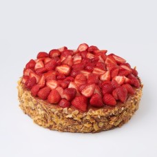 Fresh strawberry cake