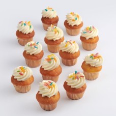 Festive mini cupcakes