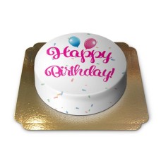 Happy Birthday Cake, Pink