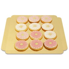 Cakes with flowers (12 pieces)