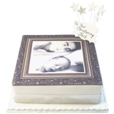 Antique Photo Frame Cake (8 Inch Serves 20)