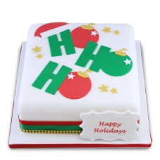 Festive Bauble Cake (8 inch Serves 20)
