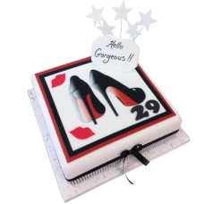 Hello Gorgeous Cake (8 Inch Serves 20)