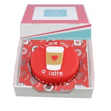 Love you a latte Gift Cake