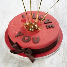 I Love You Cake