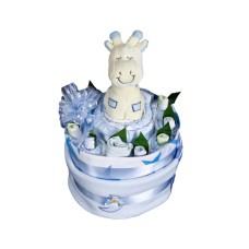 Baby Boy Nappy Cake - Baby Hamper