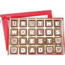 Milk Chocolate Message box for fathers Day