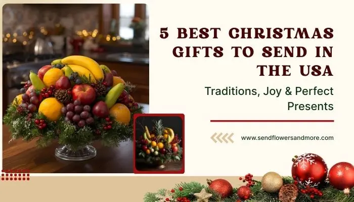 Christmas fruit bouquet