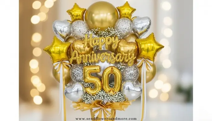 Number 50 balloon