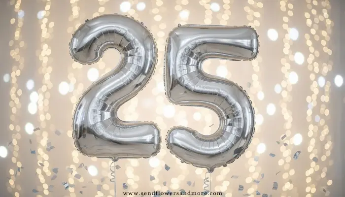 Anniversary 25 balloon