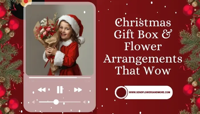 Christmas Flowers and gift