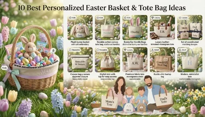 Easter tote bags