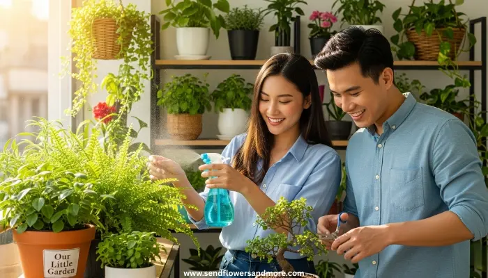 caring for romantic plants gifts