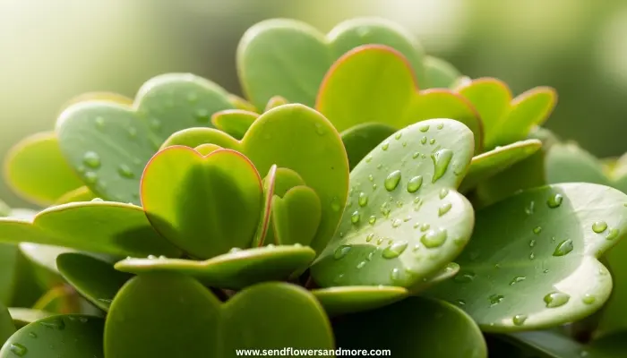 Heart-shaped romantic plants