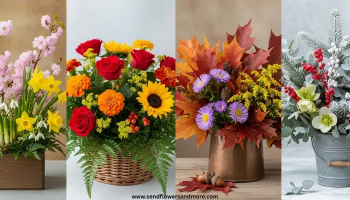 Seasonal collection of online romantic plants