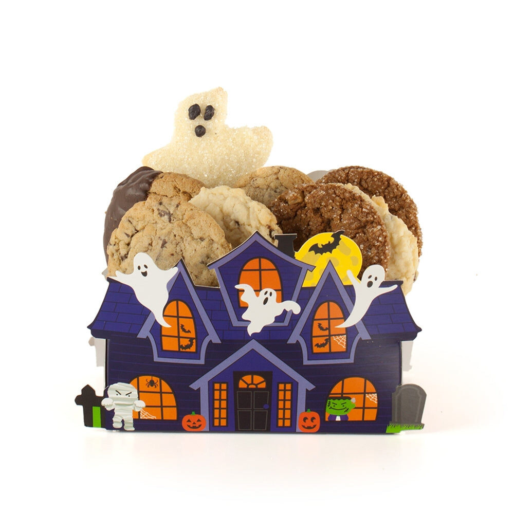 Haunted House Cookies (8 COOKIES & 1 GHOST)