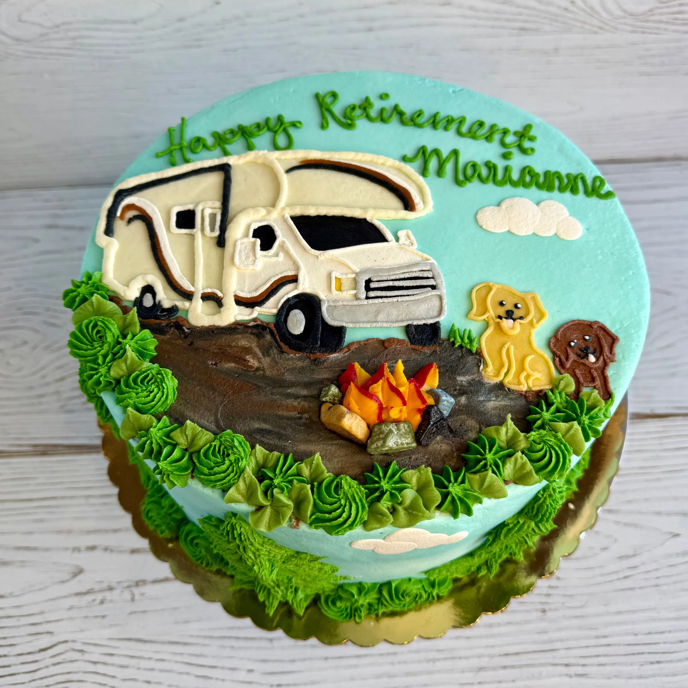 RV Camping | Campfire Cake
