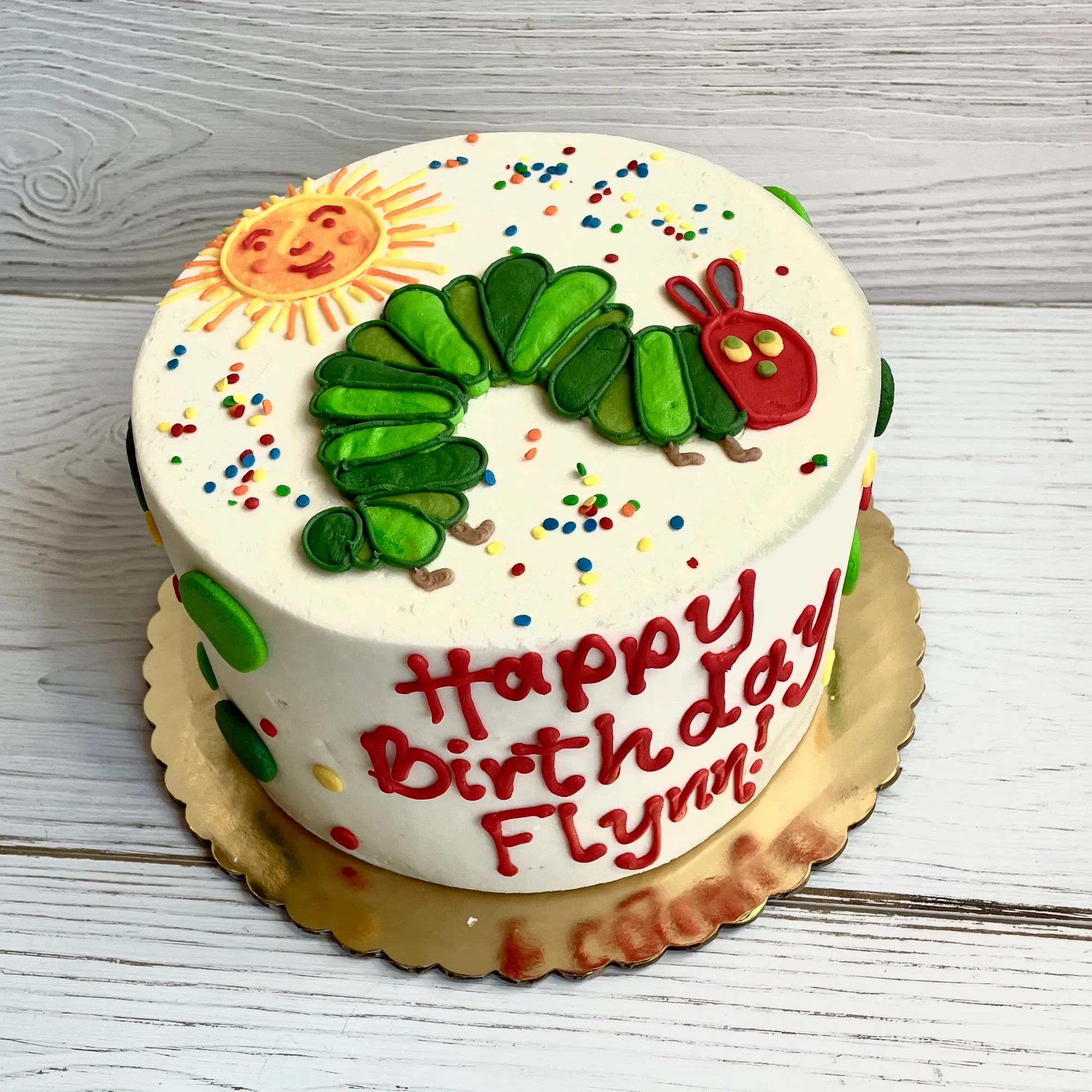 Very Hungry Caterpillar Cake