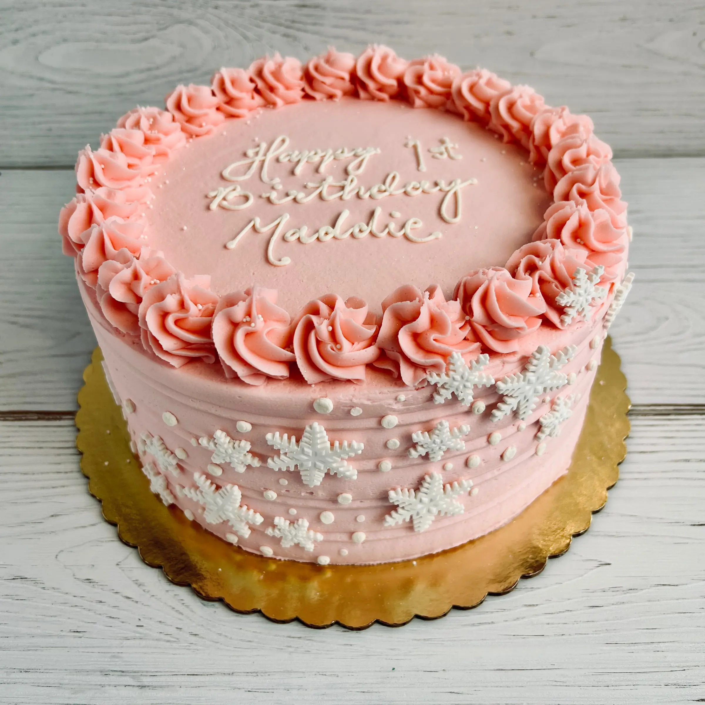 Winter One-derland Cake