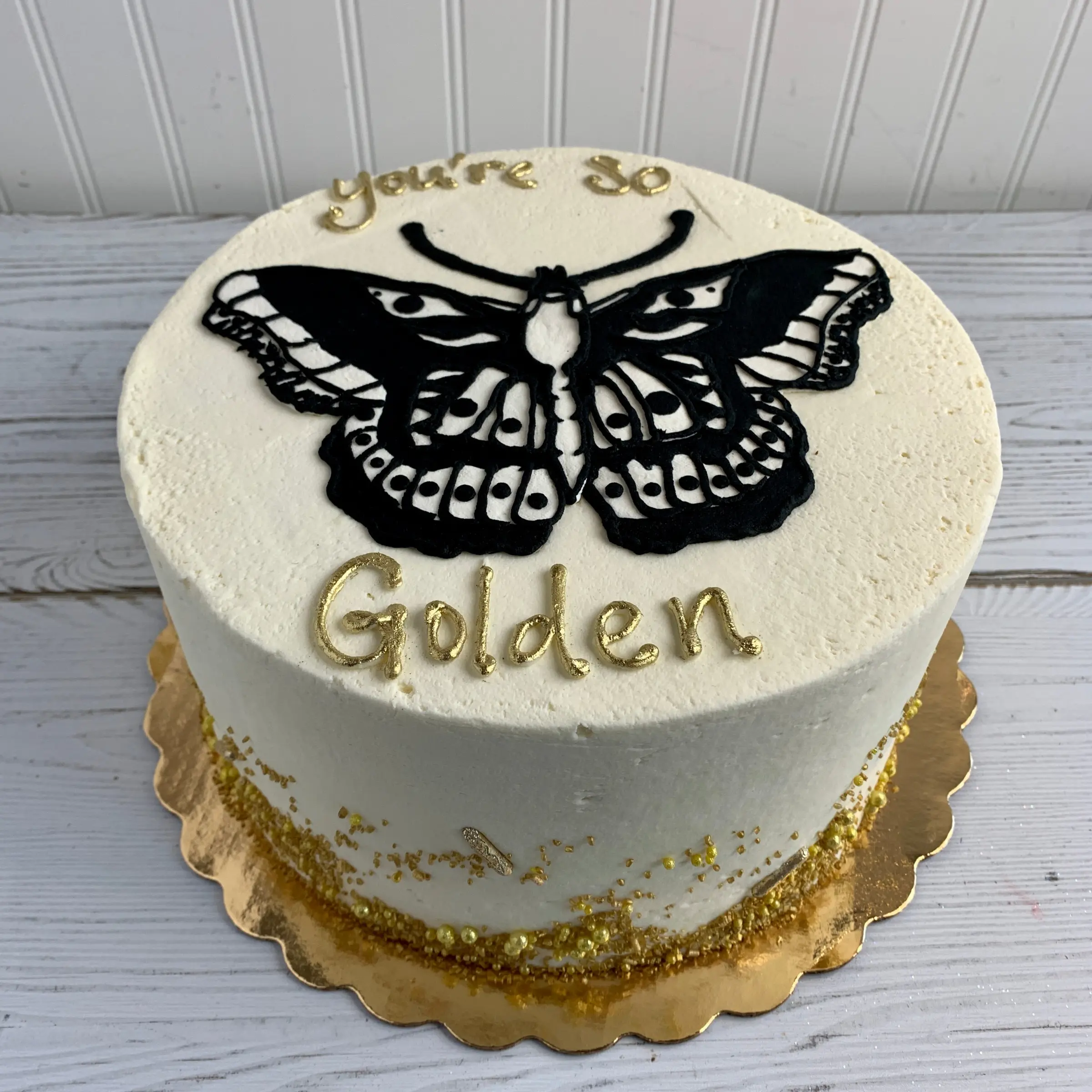 Harry Styles Butterfly Tattoo Cake