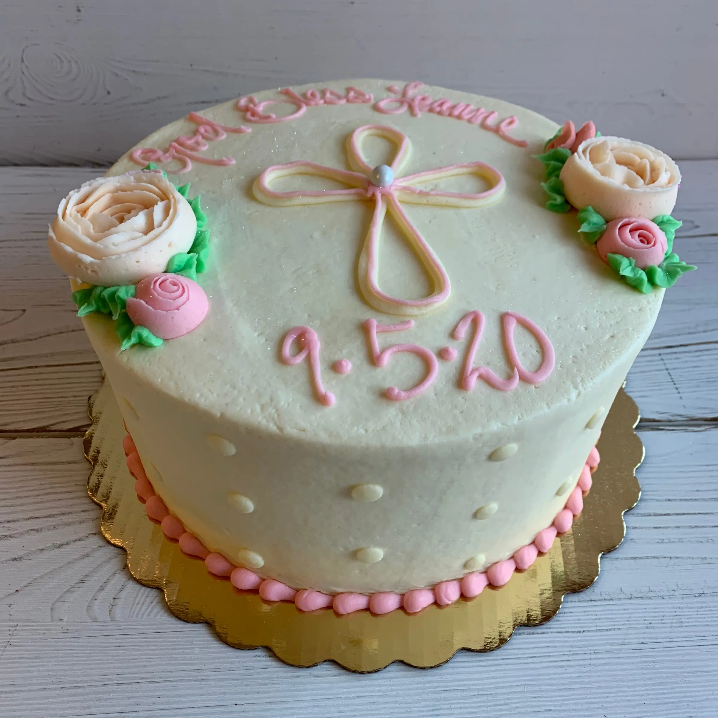 Simple Cross Cake - VEGAN