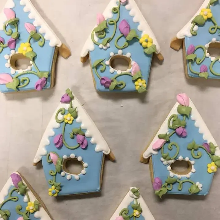 Birdhouse Sugar Cookies