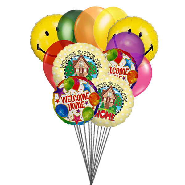 Nice welcome (6 Mylar Balloons and 6 Latex Balloons)