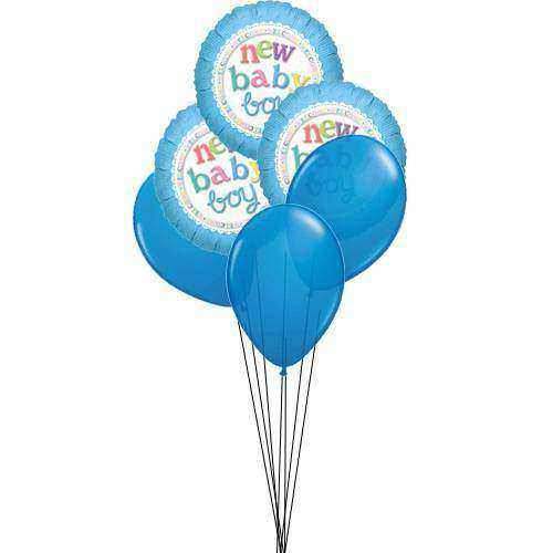 Blue Twilight(4 Latex and  4 Mylar Balloons)