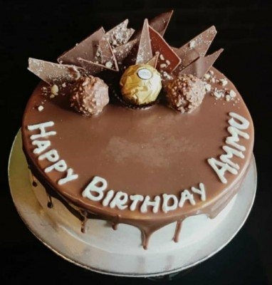 Fererro Rocher Chocolate Cake (As Shown)