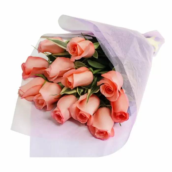 Dozen Little Pink Roses