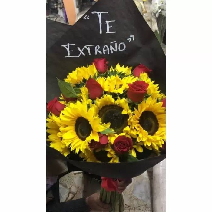 I Miss You (Roses & Sunflowers)