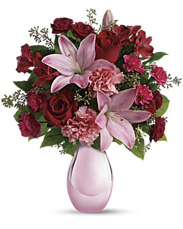 Giftblooms Roses and Pearls Bouquet (Standard)