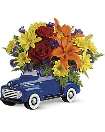 Vintage Ford Pickup Bouquet (Standard)