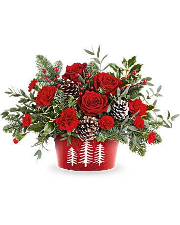 Giftblooms Winter Whimsy Centerpiece (Standard)