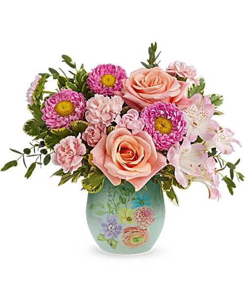 Giftblooms Watercolor Garden Bouquet (Standard)