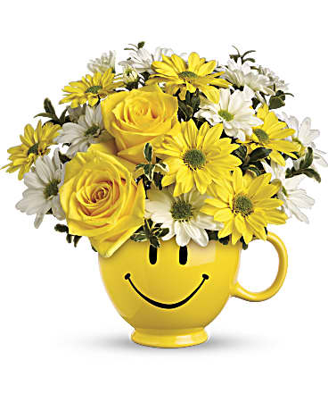 Be Happy Bouquet with Roses (Standard)