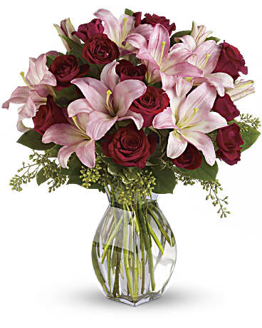 Lavish Love Bouquet with Long Stemmed Red Roses (Standard)