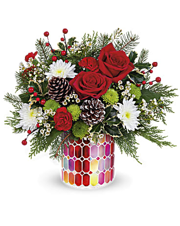 Giftblooms Merriest Season Bouquet (Standard)