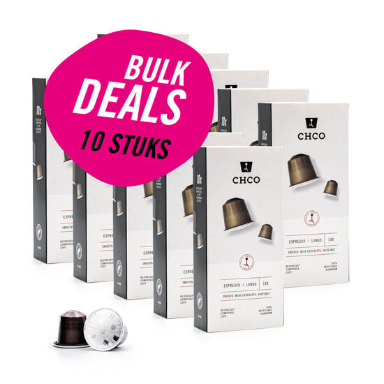 10 x CHCO coffee capsules (100 pcs)
