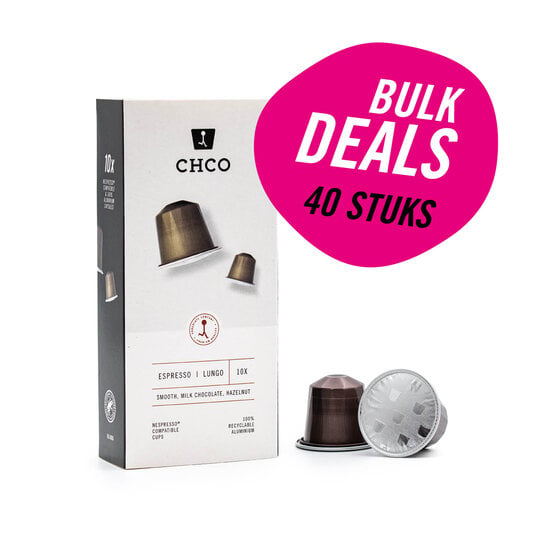 40 x CHCO coffee capsules (400 pcs)