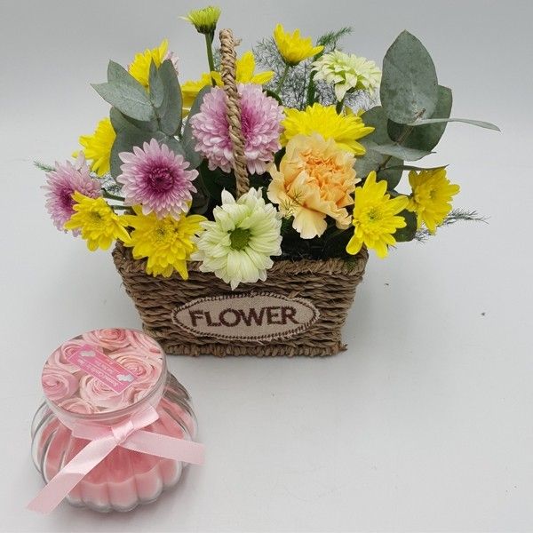 Flower basket - Without candle