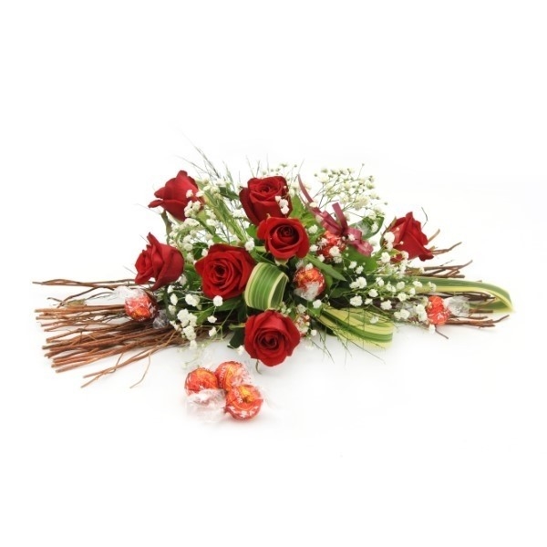 Chocolates and roses