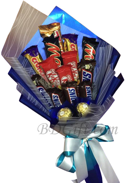 Lovely Mixed Chocolate Bouquet