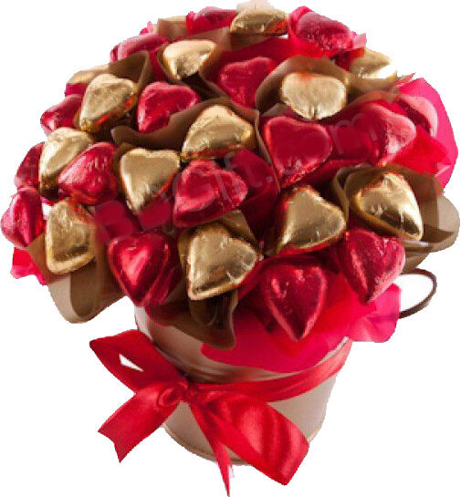 (007) Heart Shaped Chocolate Bouquet