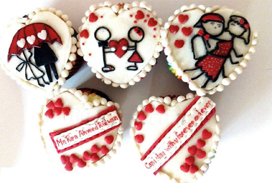Cute Love cupcake
