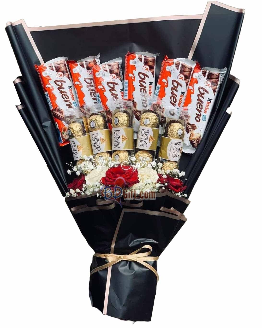 Flower basket W/ Bear