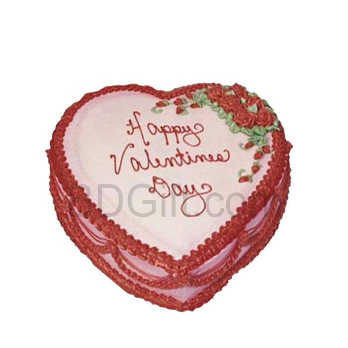4.4 pounds Vanilla Heart Cake