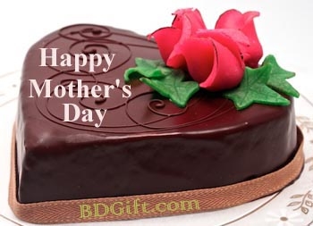(03) 2.2 Pounds Chocolate Heart Cake