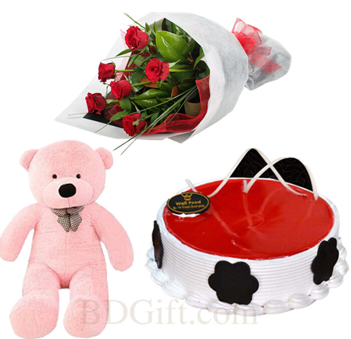 Rose W/ Cake